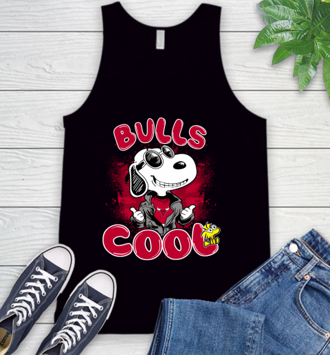 NBA Basketball Chicago Bulls Cool Snoopy Shirt Tank Top