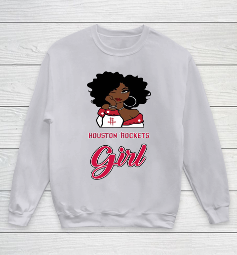 Houston Rockets Girl NBA Youth Sweatshirt 4