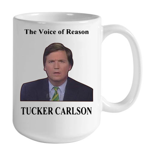 Tucker Carlson Wemple The Voice Of Reason Color Changing Mug 15oz 2