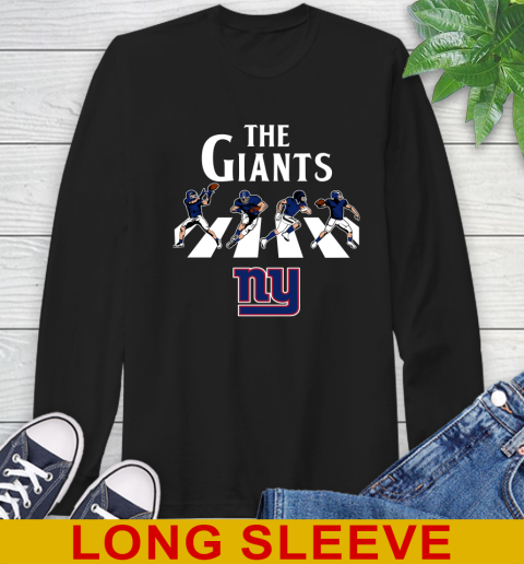 NFL Football New York Giants The Beatles Rock Band Shirt Long Sleeve T-Shirt