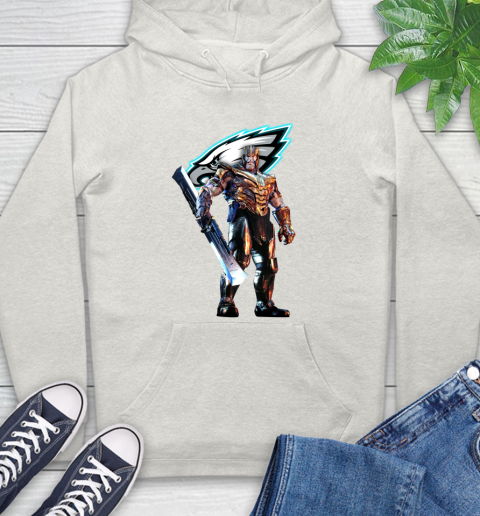 NFL Thanos Gauntlet Avengers Endgame Football Philadelphia Eagles Hoodie 12