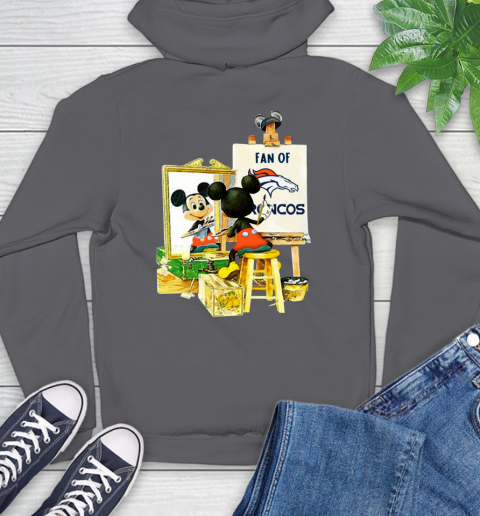 NFL Football Denver Broncos Mickey Drawing Shirt 20