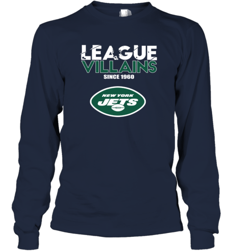 NFL League Villains Since 1960 New York Jets Long Sleeve T-Shirt