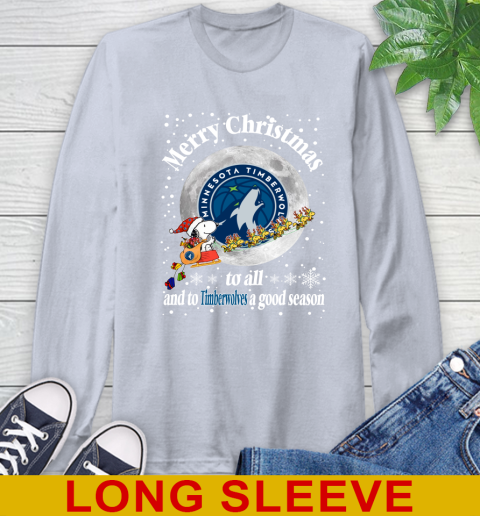 Minnesota Timberwolves Merry Christmas To All And To Timberwolves A Good Season NBA Basketball Sports Long Sleeve T-Shirt 6