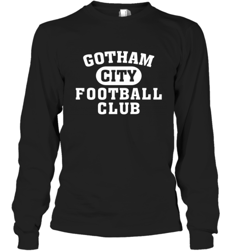 NEW YORK JETS GOTHAM CITY x7sq new york jets gotham city long sleeve tee 14 front black