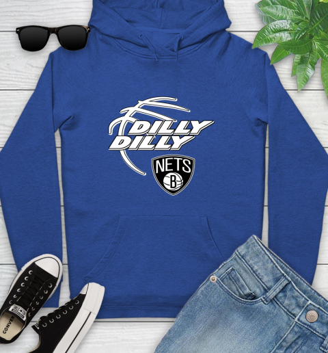 NBA Brooklyn Nets Dilly Dilly Basketball Sports Youth Hoodie 9