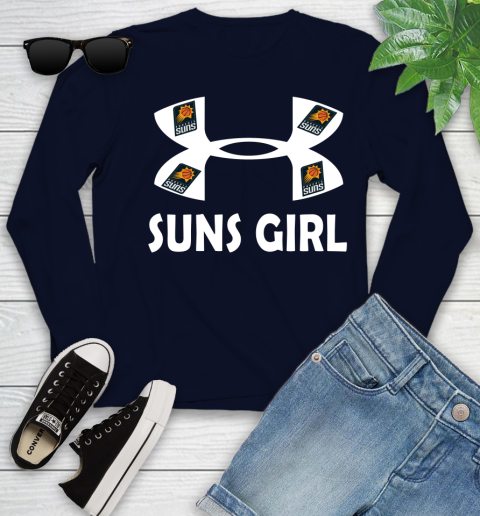 NBA Phoenix Suns Girl Under Armour Basketball Sports Youth Long Sleeve 2