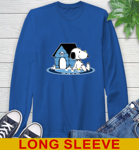 MLB Baseball Tampa Bay Rays Snoopy The Peanuts Movie Shirt Long Sleeve T-Shirt 9
