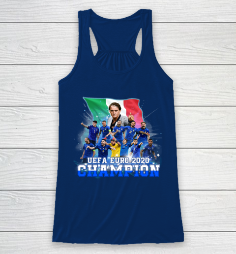 Italy European Champions 2020 Team Racerback Tank 6
