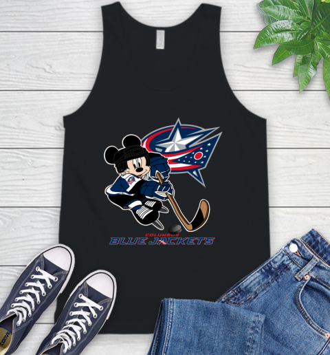 NHL Columbus Blue Jackets Mickey Mouse Disney Hockey T Shirt Tank Top 2