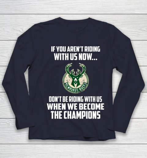 NBA Milwaukee Bucks Basketball We Become The Champions Youth Long Sleeve 2