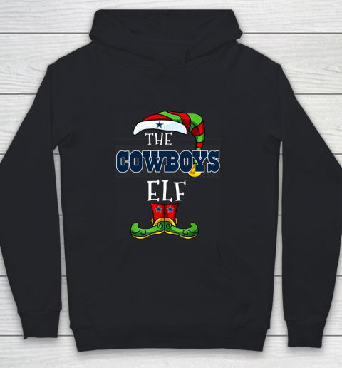 Dallas Cowboys Christmas ELF Funny NFL Youth Hoodie