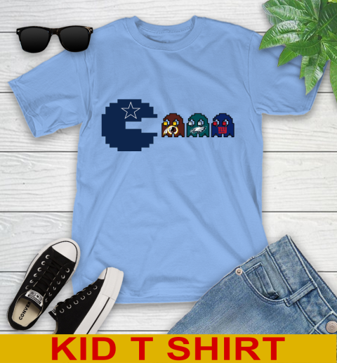 Dallas Cowboy NFL Football Pac Man Champion Youth T-Shirt 11