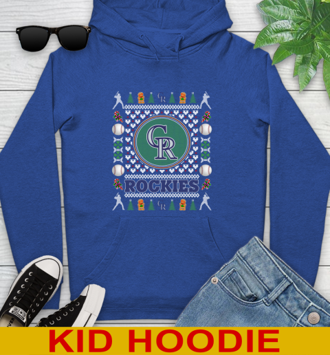 Colorado Rockies Merry Christmas MLB Baseball Loyal Fan Youth Hoodie 11 Colorado Rockies Merry Christmas MLB Baseball Loyal Fan Youth Hoodie - Image 11