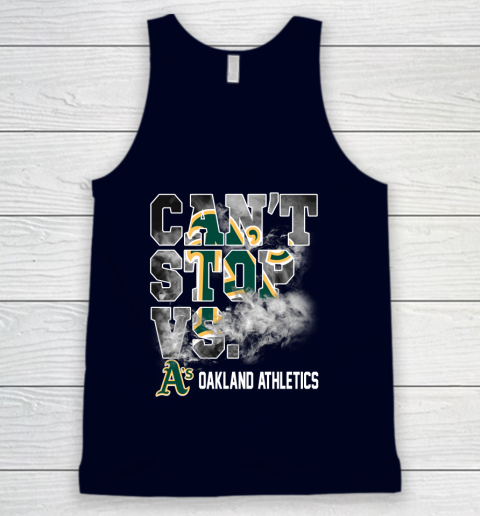 MLB Oakland Athletics Baseball Can't Stop Vs Athletics Tank Top 2