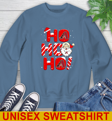 Arizona Diamondbacks MLB Baseball Ho Ho Ho Santa Claus Merry Christmas Shirt Sweatshirt 10