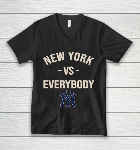 New York Yankees Vs Everybody V-Neck T-Shirt