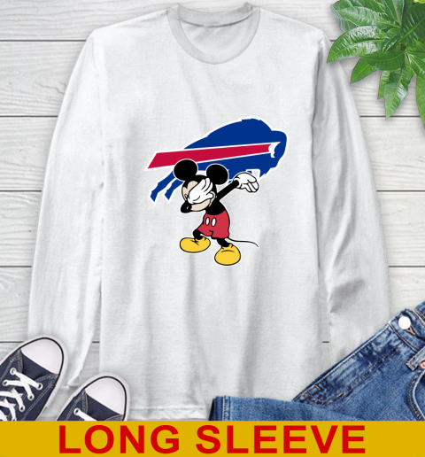 Buffalo Bills NFL Football Dabbing Mickey Disney Sports Long Sleeve T-Shirt