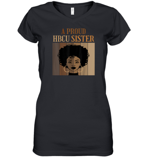 A Proud HBCU Sister Women's V-Neck T-Shirt