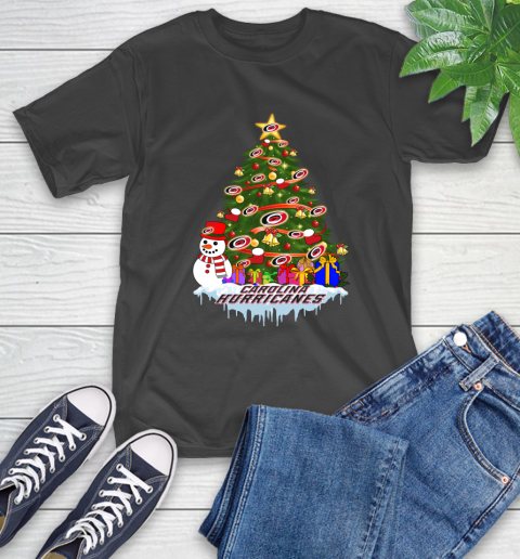 Carolina Hurricanes Merry Christmas NHL Hockey Sports T-Shirt 2