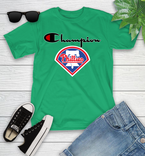MLB Baseball Philadelphia Phillies Champion Shirt Youth T-Shirt 3