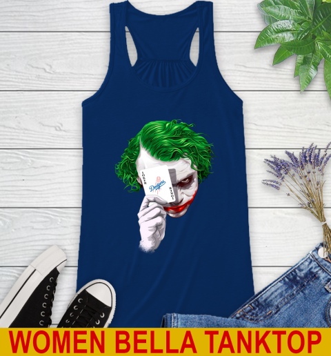 Los Angeles Dodgers MLB Baseball Joker Card Shirt Racerback Tank 7