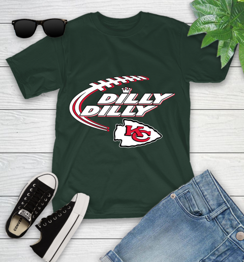 NFL Kansas City Chiefs Dilly Dilly Football Sports Youth T-Shirt 5
