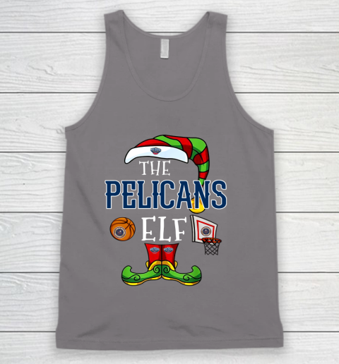 New Orleans Pelicans Christmas ELF Funny NBA Tank Top 6