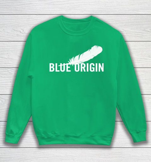 Blue Origin  All White Sweatshirt 5