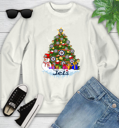 Winnipeg Jets Merry Christmas NHL Hockey Sports Youth Sweatshirt