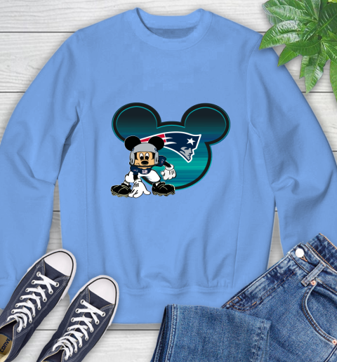 NFL New England Patriots Mickey Mouse Disney Football T Shirt Sweatshirt 11