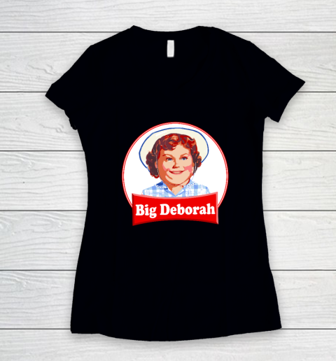 Big Deborah Women's V-Neck T-Shirt