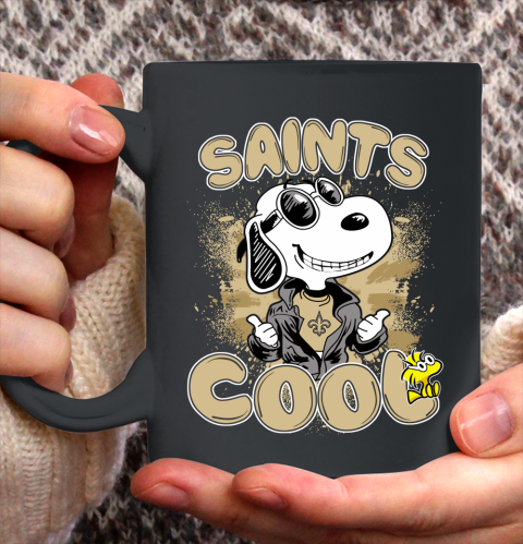 NFL Football New Orleans Saints Cool Snoopy Shirt Ceramic Mug 15oz