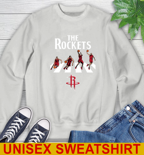NBA Basketball Houston Rockets The Beatles Rock Band Shirt Sweatshirt 5