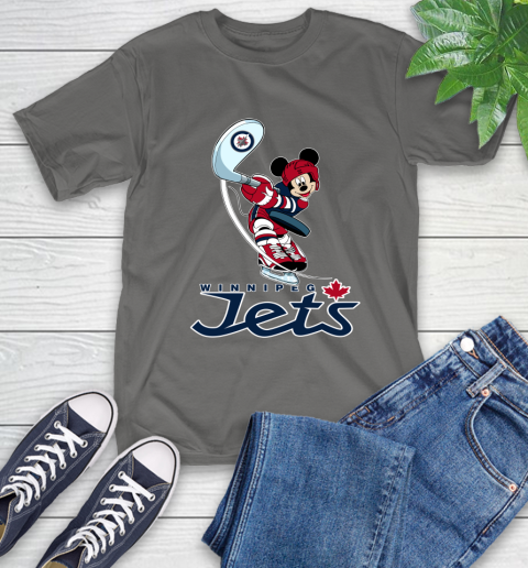 NHL Hockey Winnipeg Jets Cheerful Mickey Mouse Shirt T-Shirt 10