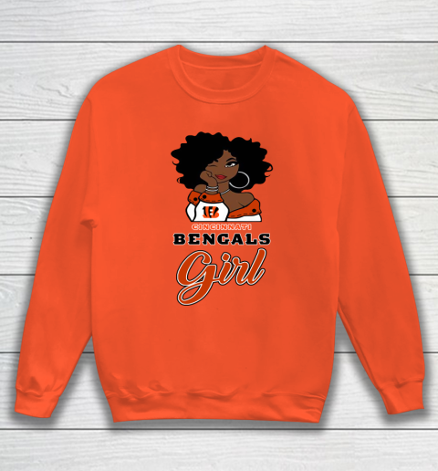 Cincinnati Bengals Girl NFL Sweatshirt 4