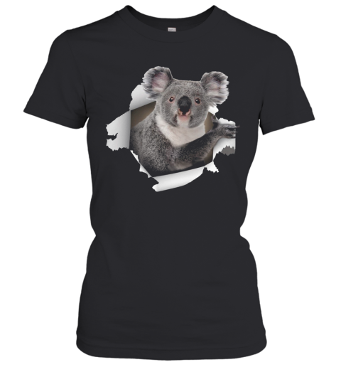 Cute Koala Paper Women's T-Shirt