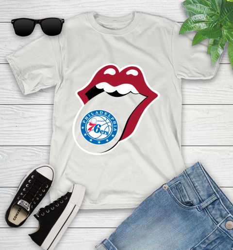 Philadelphia 76ers NBA Basketball Lips I Root For My Team Adoring Fan 114