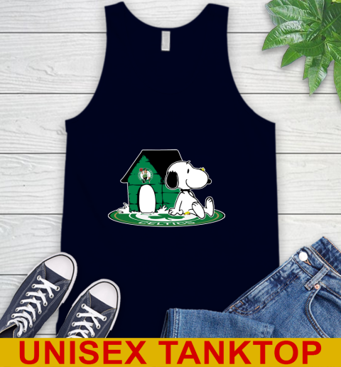 NBA Basketball Boston Celtics Snoopy The Peanuts Movie Shirt Tank Top 3