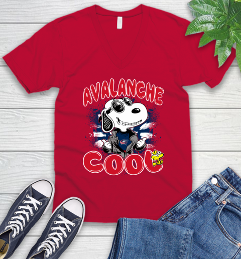 NHL Hockey Columbus Blue Jackets Cool Snoopy Shirt V-Neck T-Shirt 7 NHL Hockey Columbus Blue Jackets Cool Snoopy Shirt V-Neck T-Shirt - Image 7