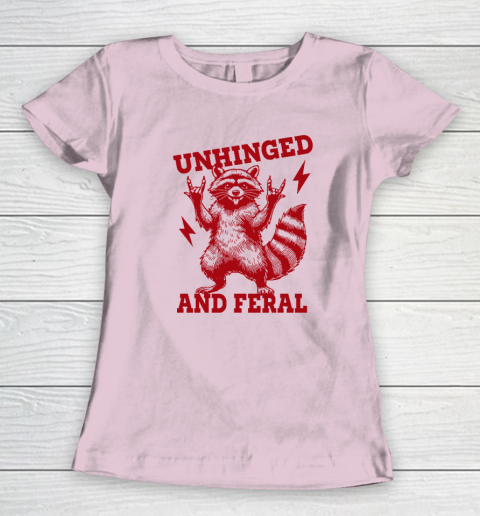 Unhinged And Feral Raccoon Women's T-Shirt 5