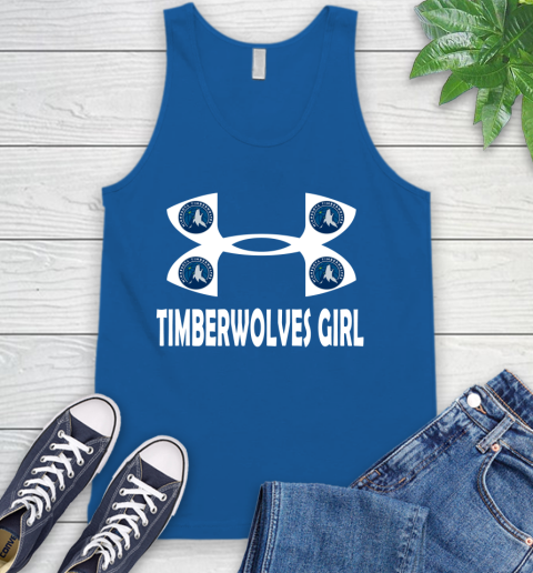 NBA Minnesota Timberwolves Girl Under Armour Basketball Sports Tank Top 4