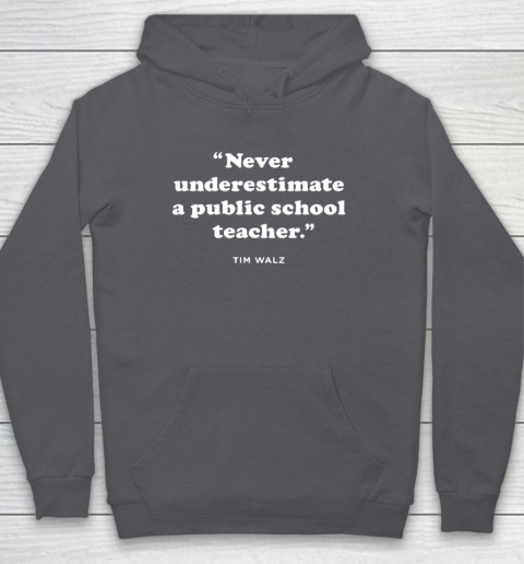 Never Underestimate a Public School Teacher  KAM47A 4 USA Hoodie 4