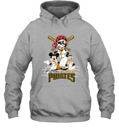 Pittsburgh Pirates Mickey Donald And Goofy Baseball Hoodie