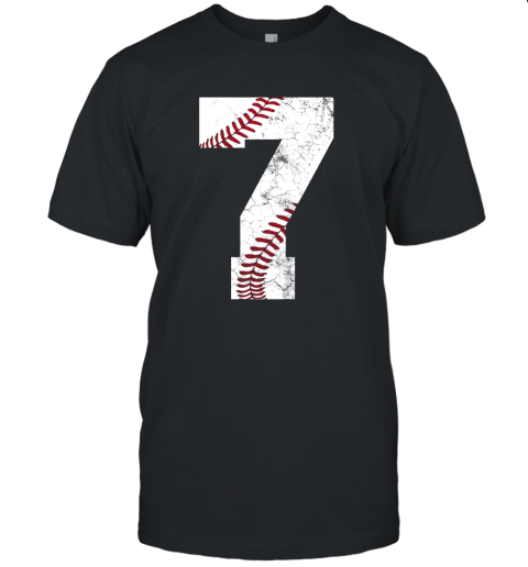Kids 7th Birthday Shirt Baseball Boys Kids Seven 7 Seventh Gift Unisex Jersey Tee
