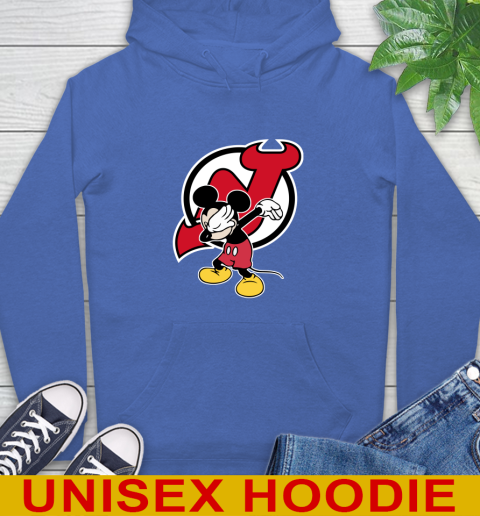 New Jersey Devils NHL Hockey Dabbing Mickey Disney Sports Hoodie 9