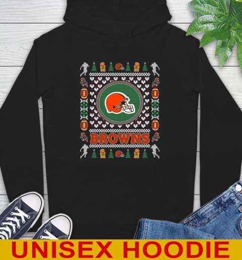 Cleveland Browns Merry Christmas NFL Football Loyal Fan Hoodie