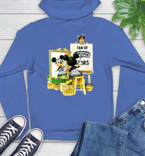 NBA Basketball San Antonio Spurs Mickey Drawing Shirt 22