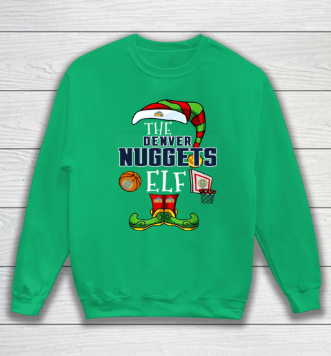 Denver Nuggets Christmas ELF Funny NBA Sweatshirt 5