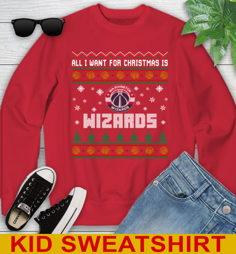 NBA Basketball All I Want For Christmas Is Washington Wizards 115